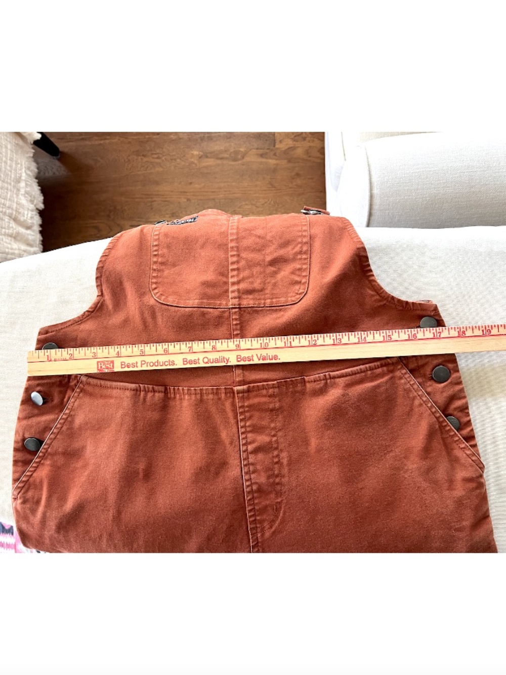 WILDFANG The Essential Overall in Burnt Orange - S - Picture 10 of 13
